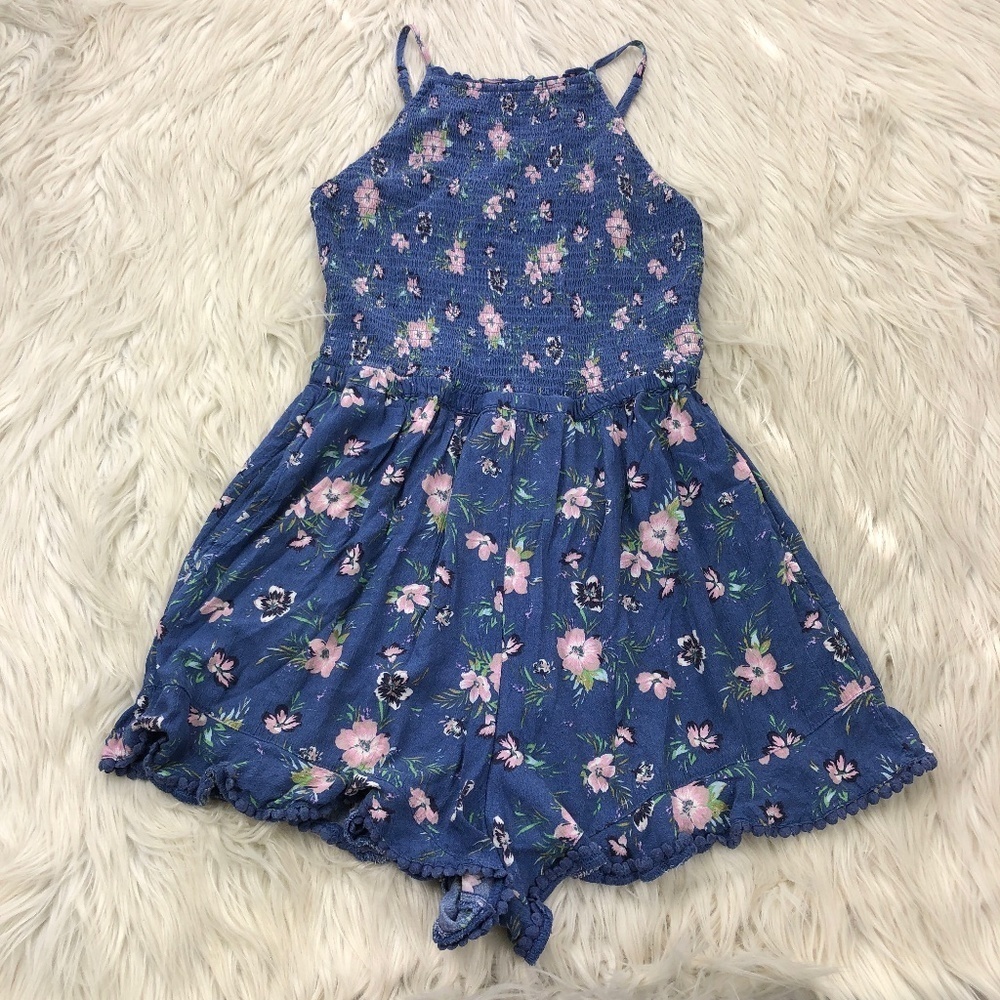 American Eagle Outfitters‎ Shirred Upper Floral Romper